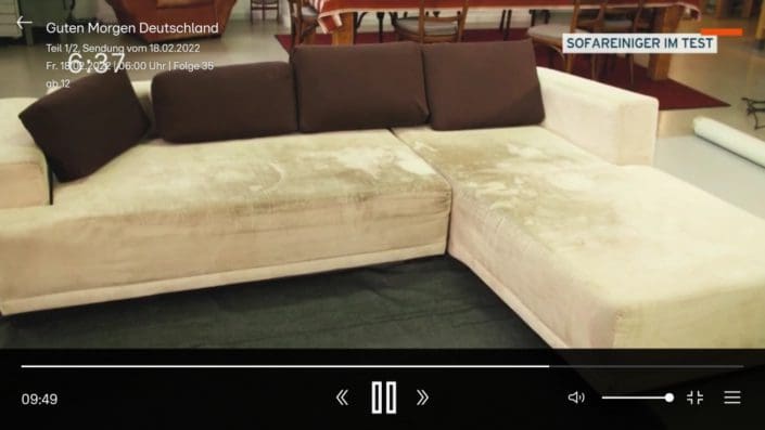 Polsterblitz bei RTL