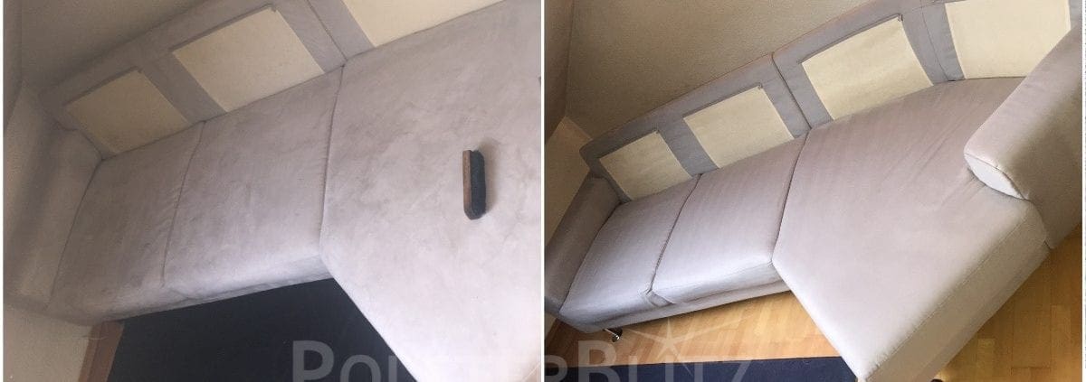 Weiße Couch